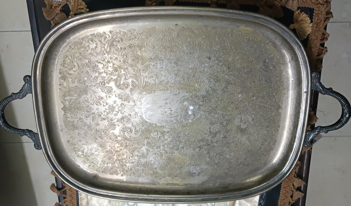 Serving Tray - Silverplate