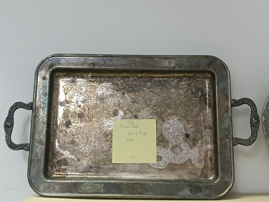 Serving Tray - Silverplate